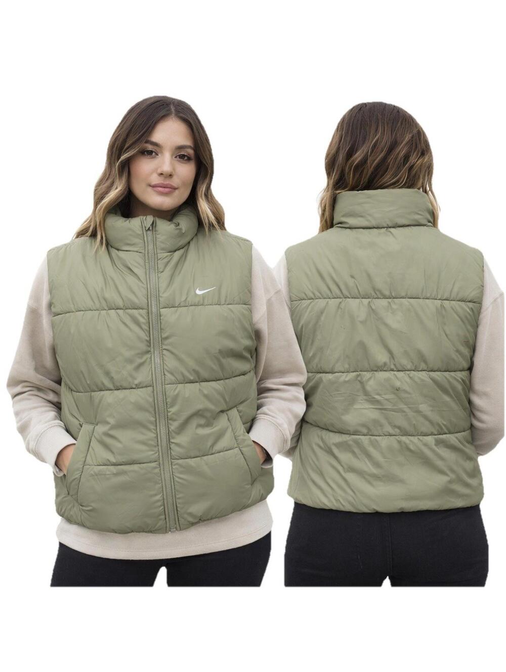 Nike Women's Sportswear Classic Puffer Therma-FIT Loose Vest, New $110 XL